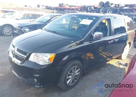 2018 Dodge Grand Caravan Sxt из США, поврежденный, VIN 2C4RDGCG4JR327151